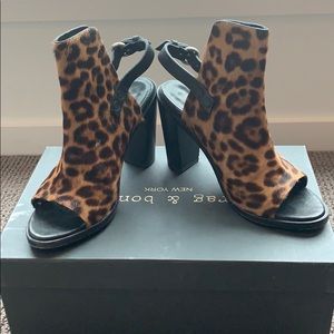 Rag & Bone Leopard Print Heeled Sandals